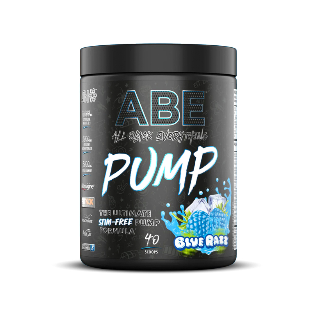APPLIED NUTRITION ABE PUMP STIM FREE BLUE RAZZ