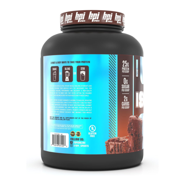BPI ISO HD CHOCOLATE BROWNIE - Image 3