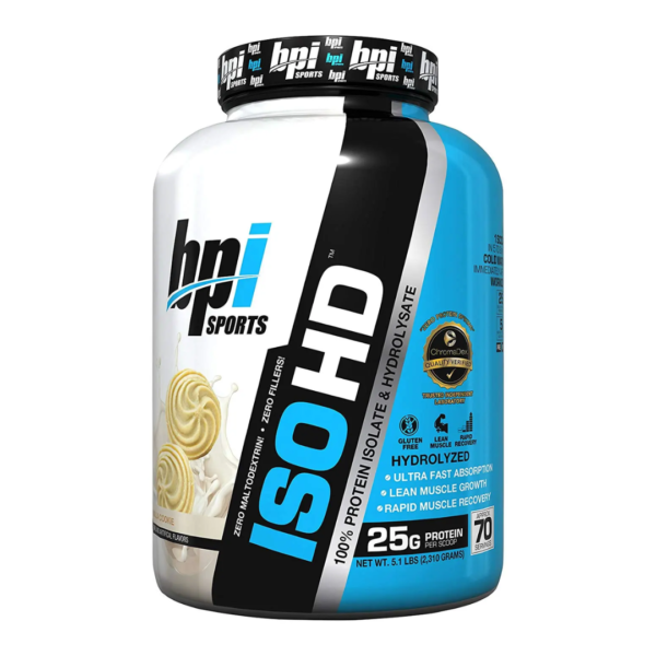 BPI ISO HD VANILLA COOKIE 5.1 LBS