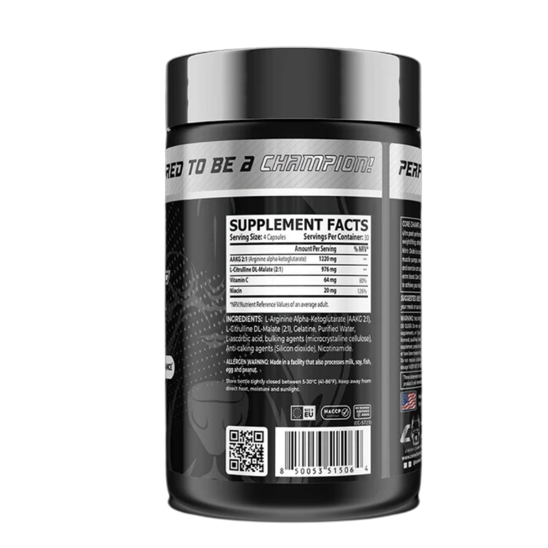 CORE CHAMPS NITRIC OXIDE EXTREME PUMP 120 - Image 2