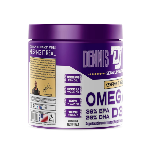 DENNIS JAMES OMEGA3 180CAPS - Image 2