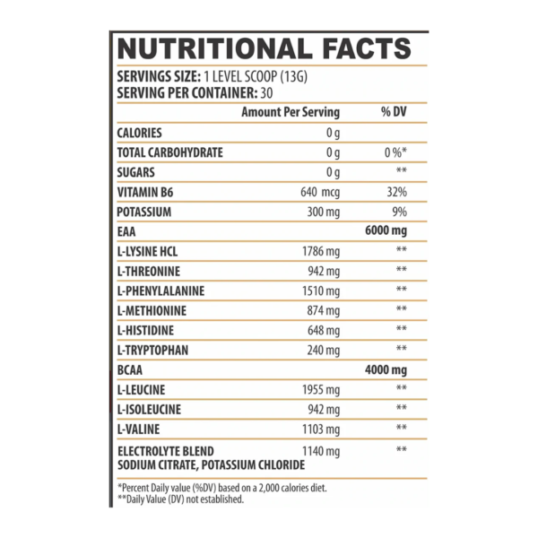 DEXTER JACKSON EAA+BCAA LEMON LIME - Image 2