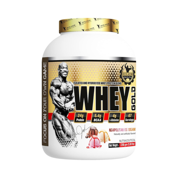 DEXTER JACKSON WHEY GOLD NEAPOLITAN ICE CREAM 5LB