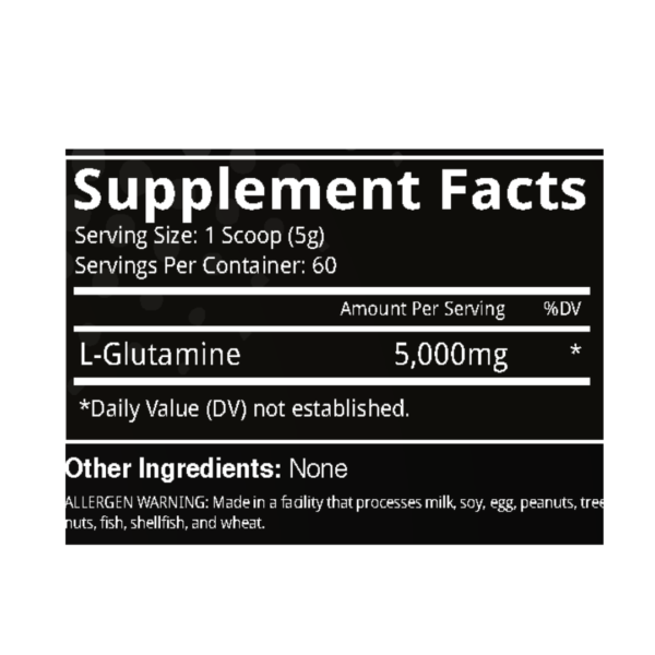 DYNAMI GLUTAMINE UNFLAVORED - Image 2
