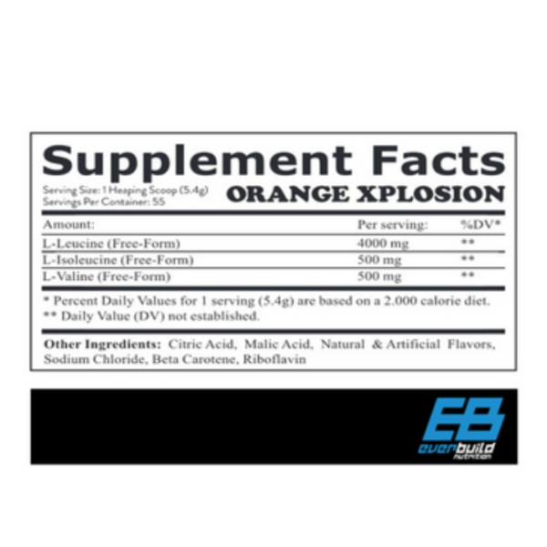 EVER BUILD PURE BCAA ORANGE XPLOSION - Image 2