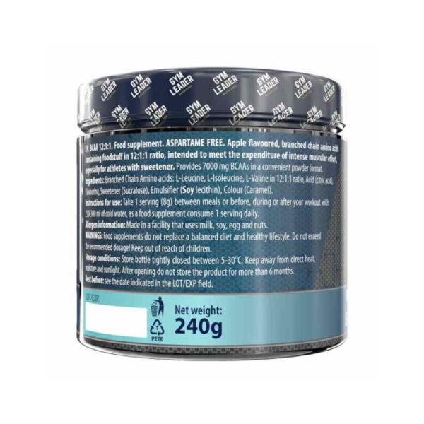 GYM LEADER BCAA APPLE 30SERV - Image 2