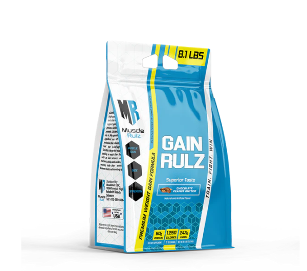 MR GAIN RULZ CHOC PEANUT BUTTER 8.1LB