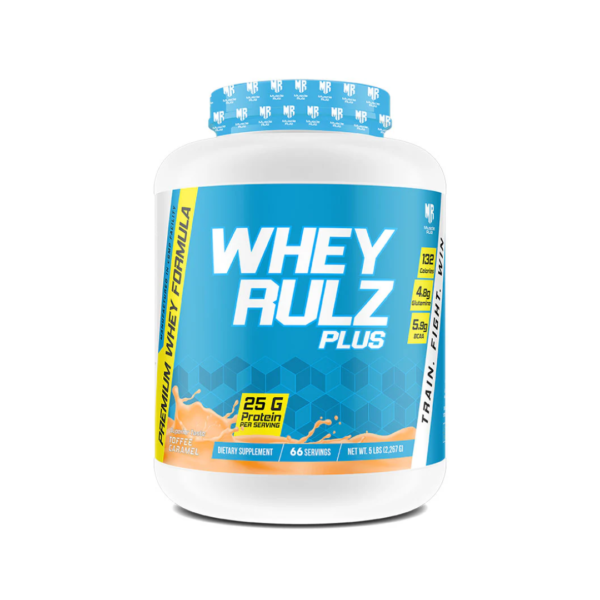 MR WHEY RULZ PLUS TOFFEE CARAMEL 5LB