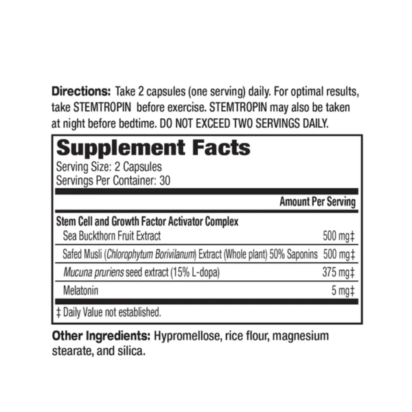 MUSCLE MEDS STEMTROPIN 60TAB - Image 2