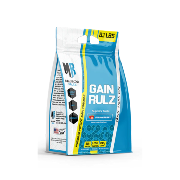 MUSCLE RULZ GAIN GAINER 8.1 LB