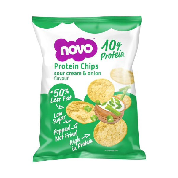 NOVO PROTEIN CHIPS SOUR CREAM & ONION