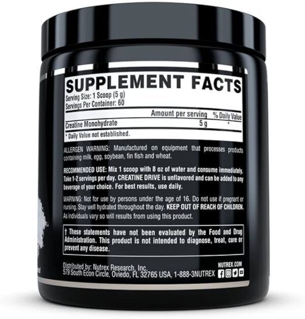 NUTREX CREATINE 60SERV - Image 2