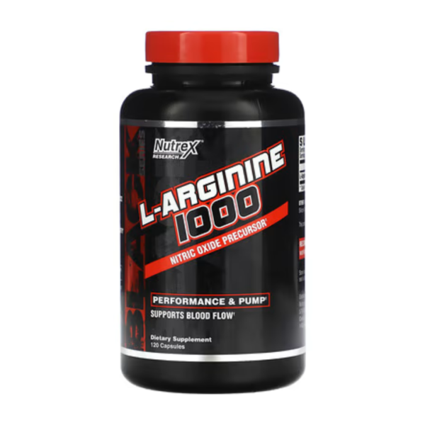 NUTREX L-ARGININE 1000 120 CAP SUPPORTS BLOOD FLOW