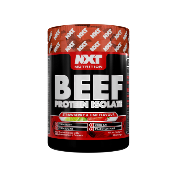 NXT BEEF PROT ISOLATE 540G STRW & LIME