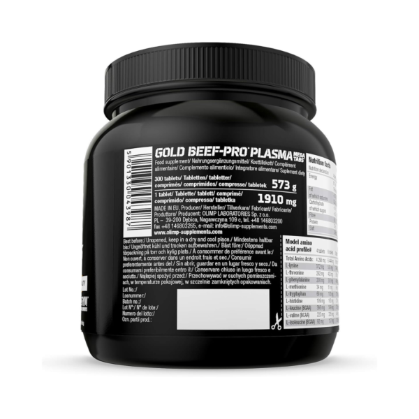 OLIMP GOLD BEEF PRO AMINO MEGA 300TAB - Image 2