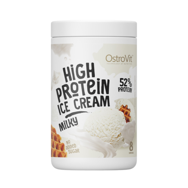 OSTROVIT HIGH PROT ICE CREAM 400G MILKY