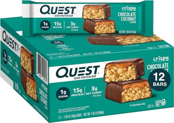 QUEST BAR CRISPY CHOC COCONUT