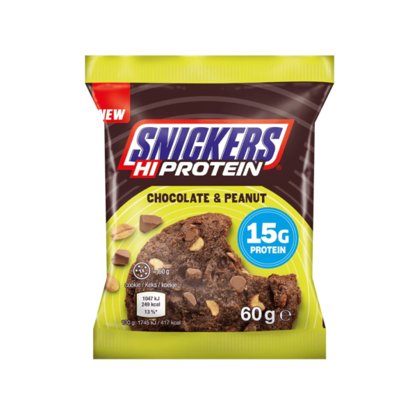 SNICKERS PROTEIN COOKIE CHOC AND PEANUT