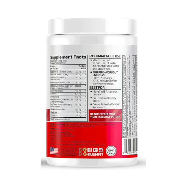 USN AMINO STIM FRUIT PUNCH - Image 2