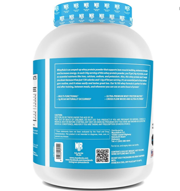 MR WHEY RULZ PROTEIN COOKES AND CREAM - Image 2