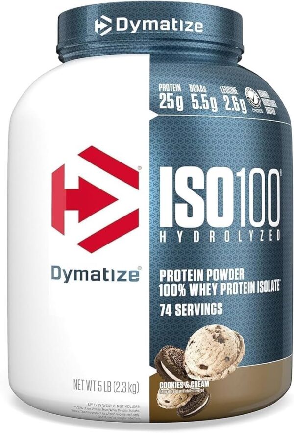 DYMATIZE ISO 100 5LB COOKIES AND CREAM